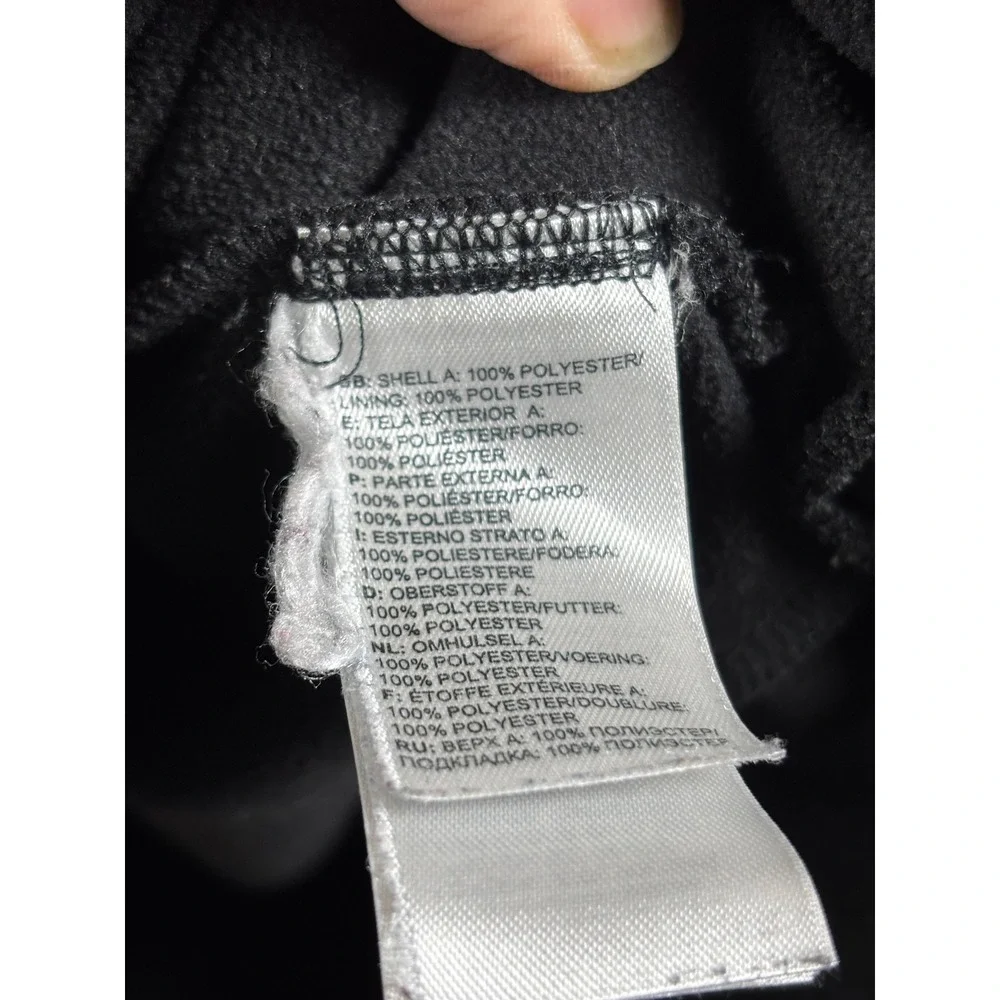 The North Face Mens XL Black‎ Hoodie Fleece Lined Pullover Sweatshirt Logo TNF